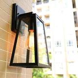 Trapezoidal Waterproof LED Vintage Outdoor Wall Light Die Cast Aluminum Sconce for Patio