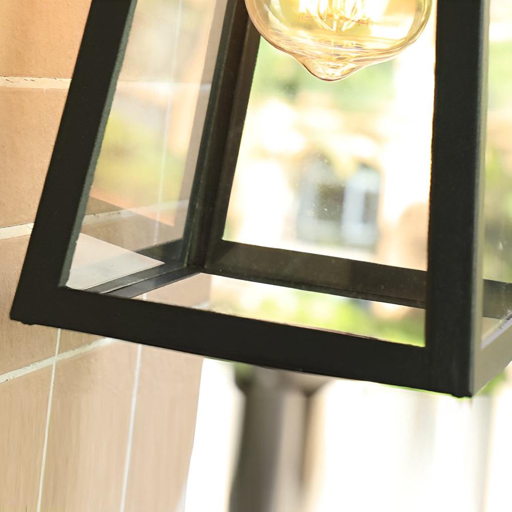 Trapezoidal Waterproof LED Vintage Outdoor Wall Light Die Cast Aluminum Sconce for Patio