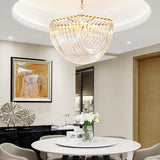 Trevi Elegant Murano Glass Chandelier Mid Century Modern Flush Mount Ceiling Light