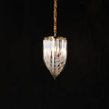 Trevi Elegant Murano Glass Chandelier Mid Century Modern Flush Mount Ceiling Light