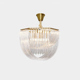 Trevi Elegant Murano Glass Chandelier Mid Century Modern Flush Mount Ceiling Light