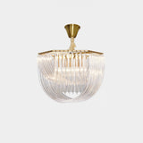 Trevi Elegant Murano Glass Chandelier Mid Century Modern Flush Mount Ceiling Light