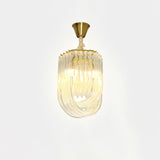Trevi Elegant Murano Glass Chandelier Mid Century Modern Flush Mount Ceiling Light