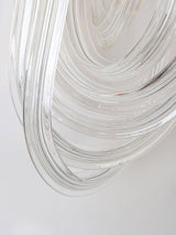 Trevi Glass Murano Style Wall Sconce Gold Mid Century Indoor Light for Bedroom Living Room