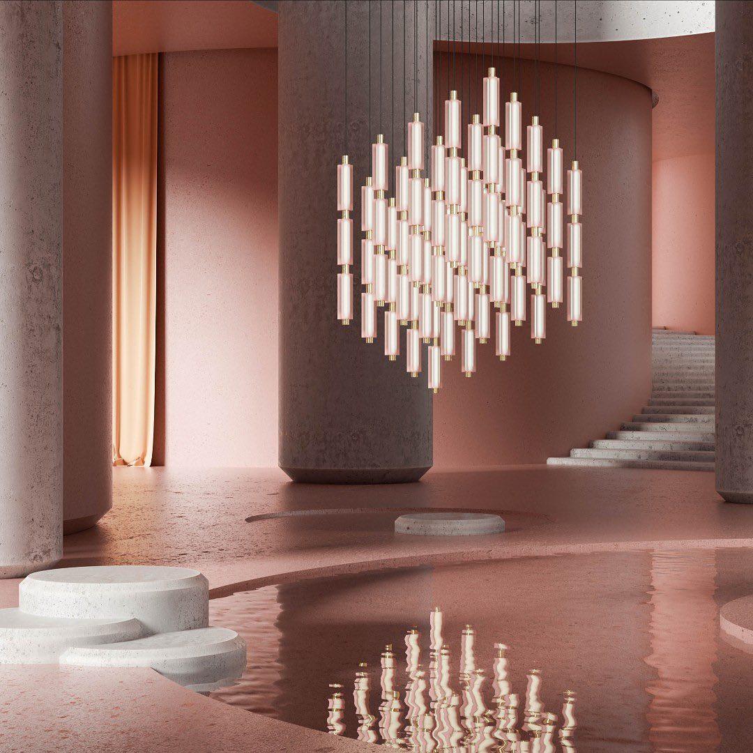 Trillium Trifoliate Modern LED Pendant Light Elegant Pearl Style Hanging Ceiling Lamp for Living Room Decor