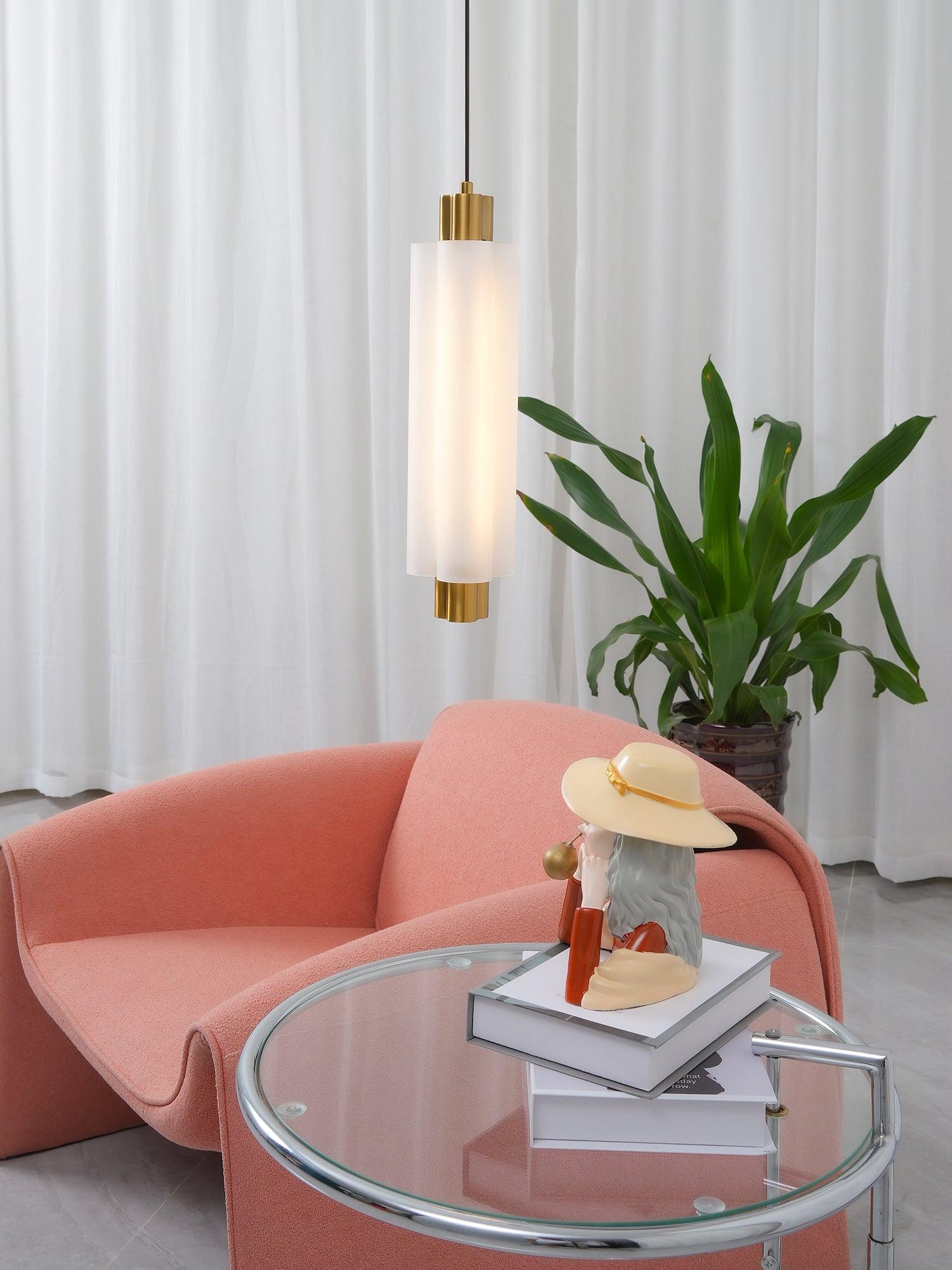 Trillium Trifoliate Modern LED Pendant Light Elegant Pearl Style Hanging Ceiling Lamp for Living Room Decor
