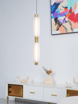 Trillium Trifoliate Modern LED Pendant Light Elegant Pearl Style Hanging Ceiling Lamp for Living Room Decor