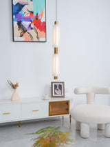 Trillium Trifoliate Modern LED Pendant Light Elegant Pearl Style Hanging Ceiling Lamp for Living Room Decor