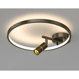 Modern Round LED Dimmable Flush Mount Ceiling Light Aluminum Circle Spotlight for Bedroom