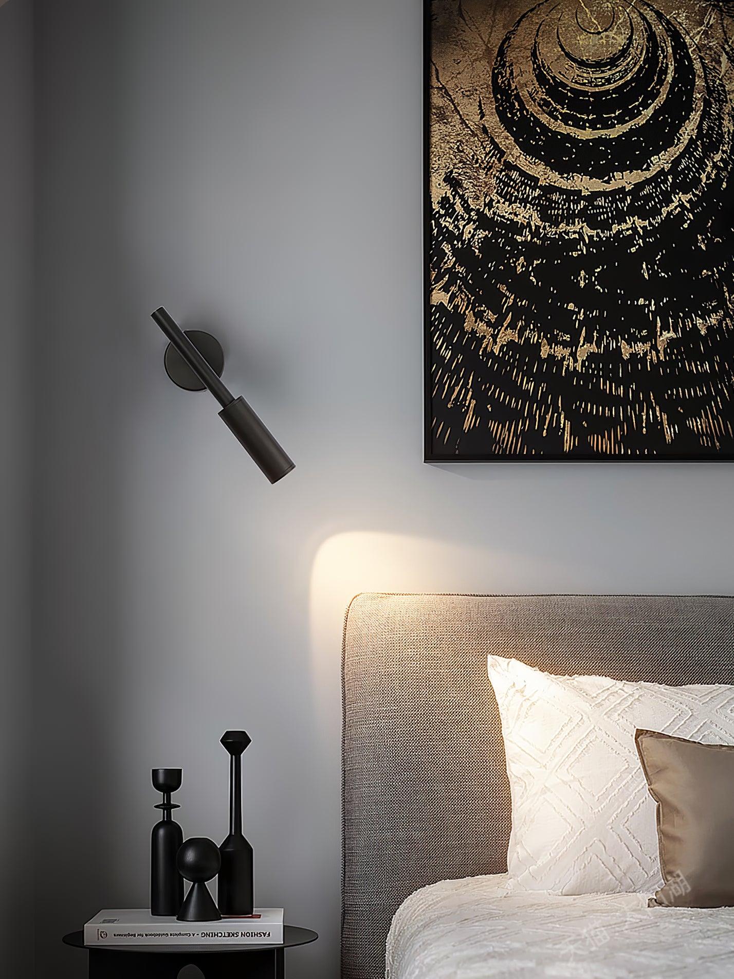 Tubino Modern Swivel LED Wall Sconce Adjustable Interior Reading Light for Bedroom