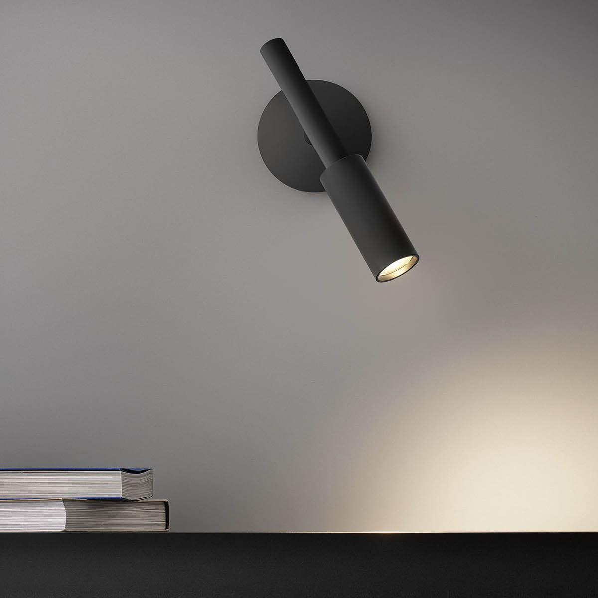 Tubino Modern Swivel LED Wall Sconce Adjustable Interior Reading Light for Bedroom