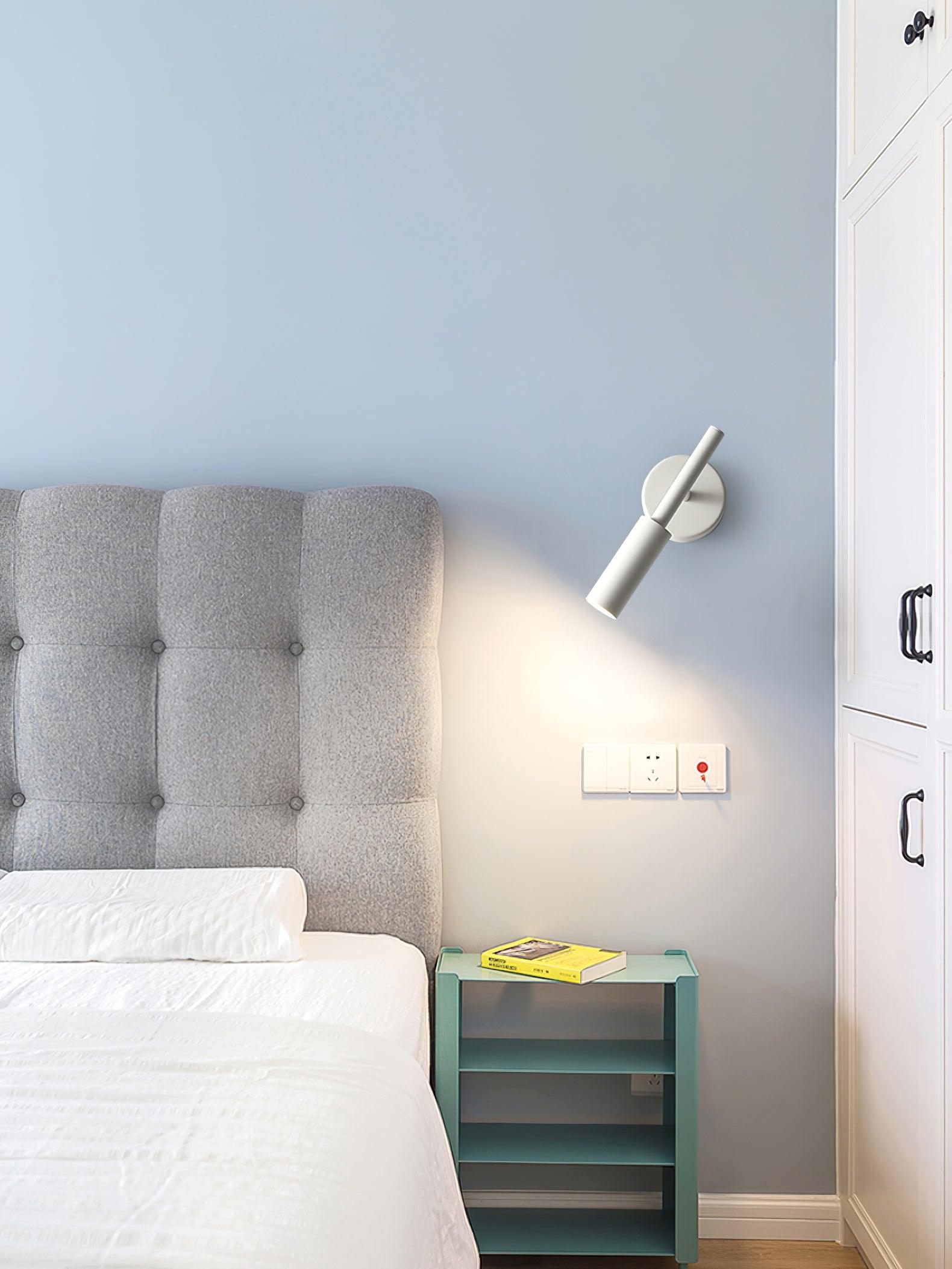 Tubino Modern Swivel LED Wall Sconce Adjustable Interior Reading Light for Bedroom