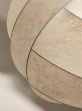 Turner Modern Cocoon Sphere Pendant Light Geometric Hanging Ceiling Lamp in White and Black