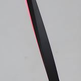 Modern 49 Inch Black Aluminum Spiral LED Floor Lamp with Dimmable RGB Lighting for Living Rooms