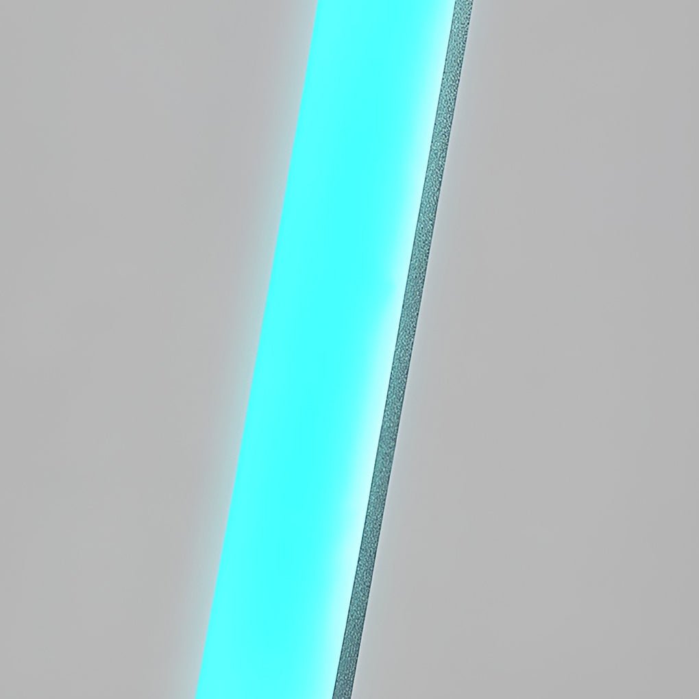 Modern 49 Inch Black Aluminum Spiral LED Floor Lamp with Dimmable RGB Lighting for Living Rooms