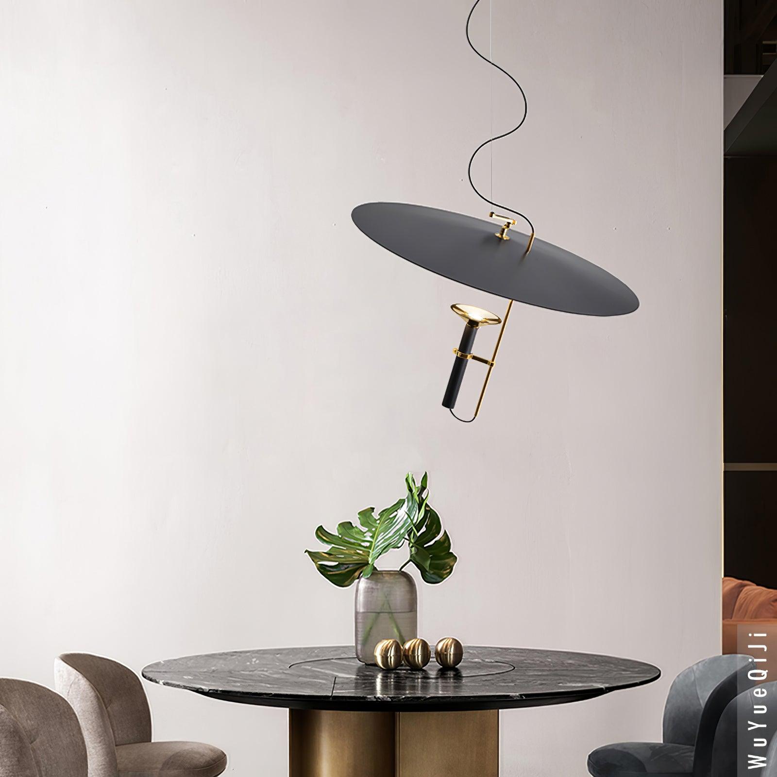 UFO Orbit LED Pendant Light Modern Saucer Ceiling Lamp for Contemporary Interiors