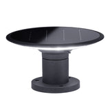 UFO Style Solar Outdoor Post Cap Lights Waterproof Aluminum Garden Fence Lighting with Dual Modes