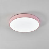 Modern Ultra Thin Round LED Flush Mount Ceiling Light for Contemporary Bedroom and Living Room