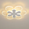 Modern Geometric Flower LED Flush Mount Ceiling Light Acrylic Dimmable Bedroom Fixture