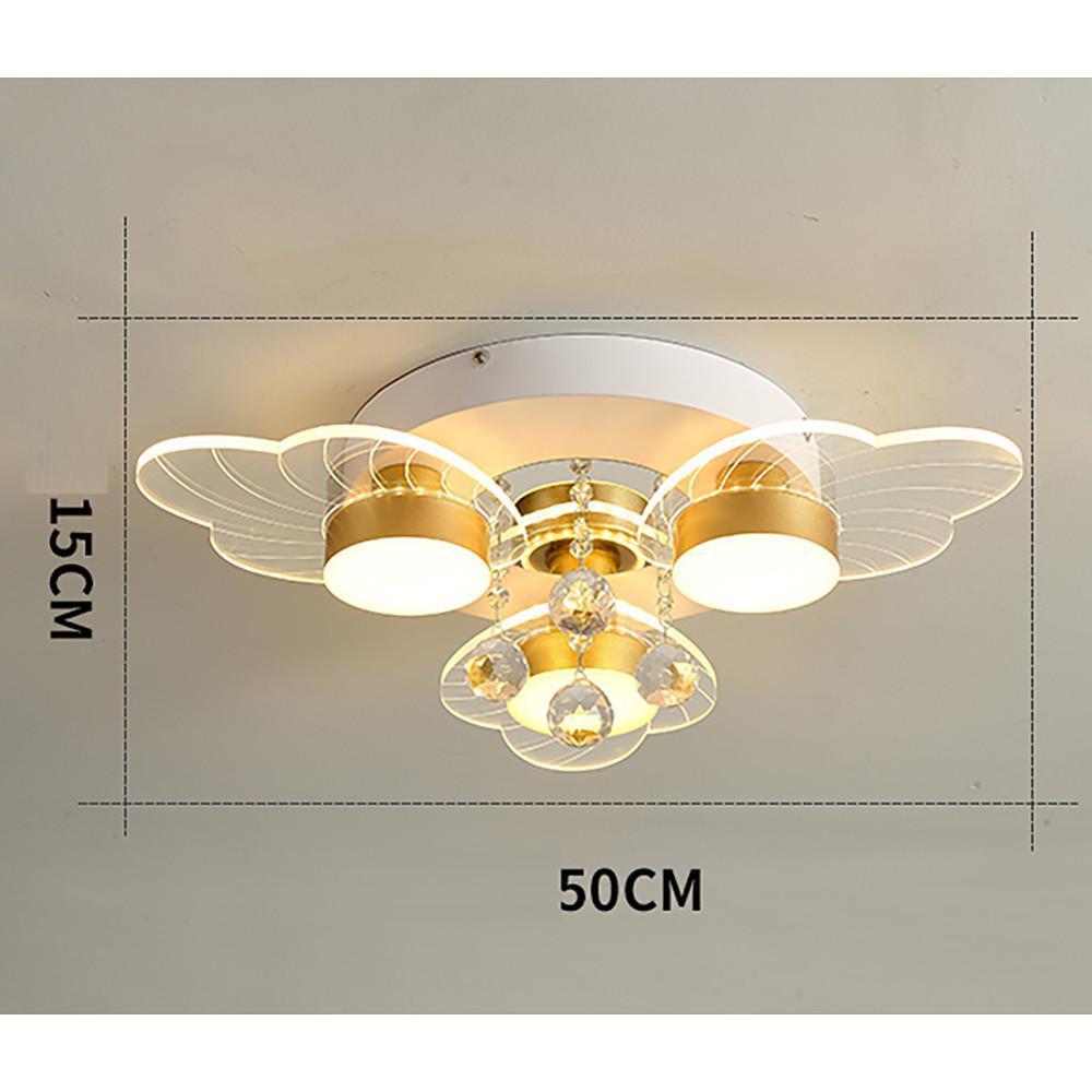 Modern Nordic Flower Shape LED Flush Mount Ceiling Light Fixture for Living Room Bedroom