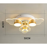 Modern Nordic Flower Shape LED Flush Mount Ceiling Light Fixture for Living Room Bedroom