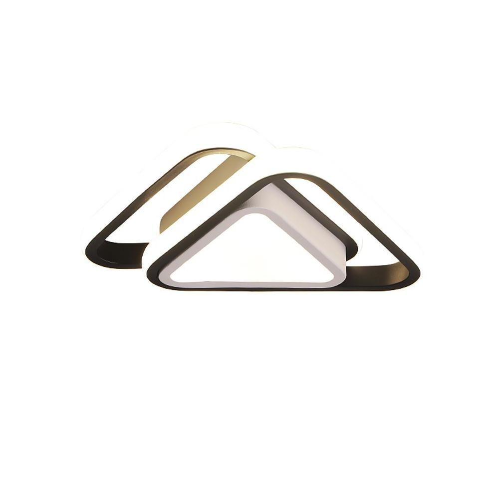 Modern Geometric LED Ceiling Light Multi Triangular Flush Mount Fixture for Kitchen and Living Room