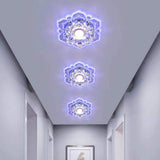 Modern Flower Shape LED Flush Mount Ceiling Light Fixture for Kids Bedroom and Nursery
