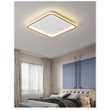 Geometric Square Circular Dimmable LED Flush Mount Nordic Ceiling Light Fixture