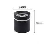 Modern Minimalist LED Flush Mount Ceiling Light Cylindrical Aluminum Geometric Fixture White Black