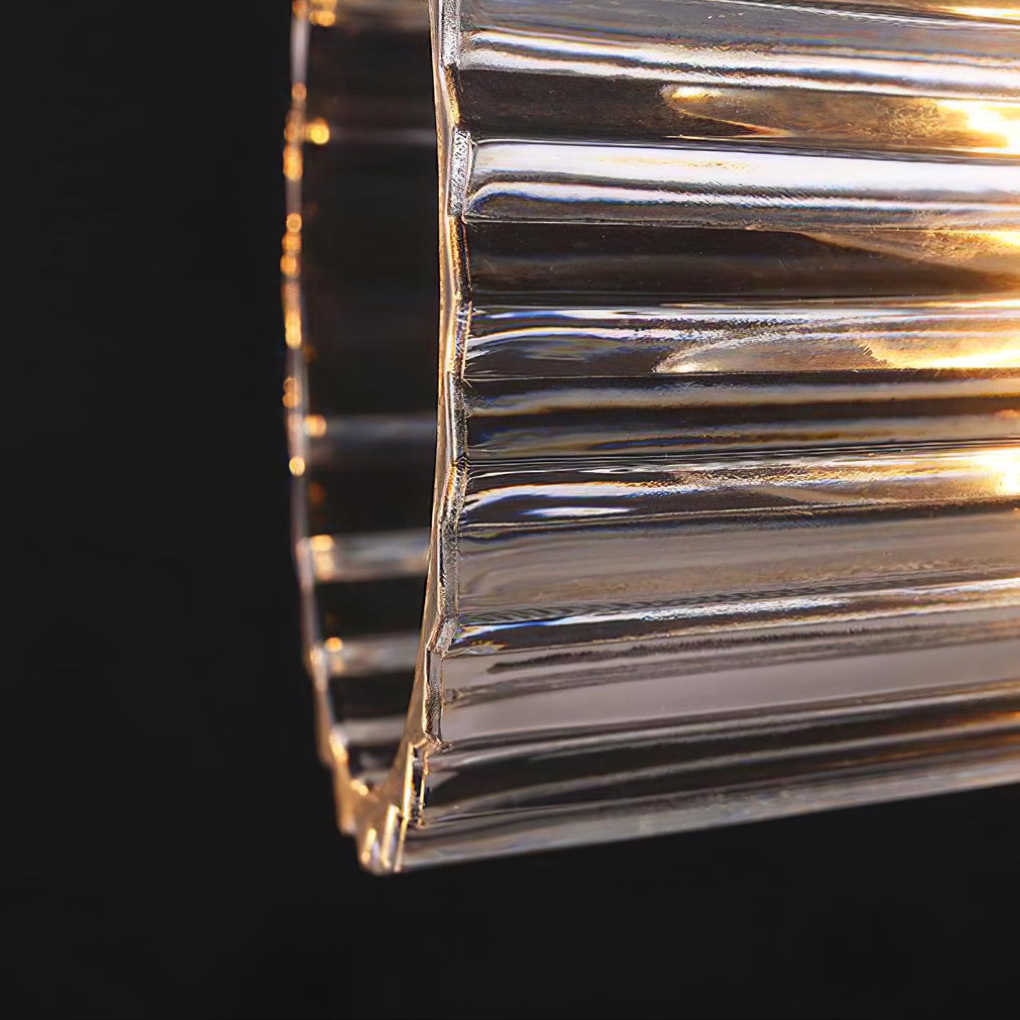 Vesta Gold Crystal Wall Sconce Modern Indoor Sconce Lighting Set of Two