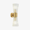 Vesta Gold Crystal Wall Sconce Modern Indoor Sconce Lighting Set of Two