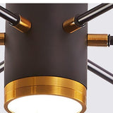 Modern 6 Light Globe Glass Flush Mount Ceiling Light for Bedroom and Living Room