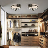 Modern Round LED Dimmable Flush Mount Ceiling Light Aluminum Circle Spotlight for Bedroom