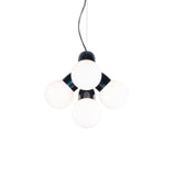 Vine Series Modular Glass Globe Pendant Light Chrome Arc Hanging Fixture
