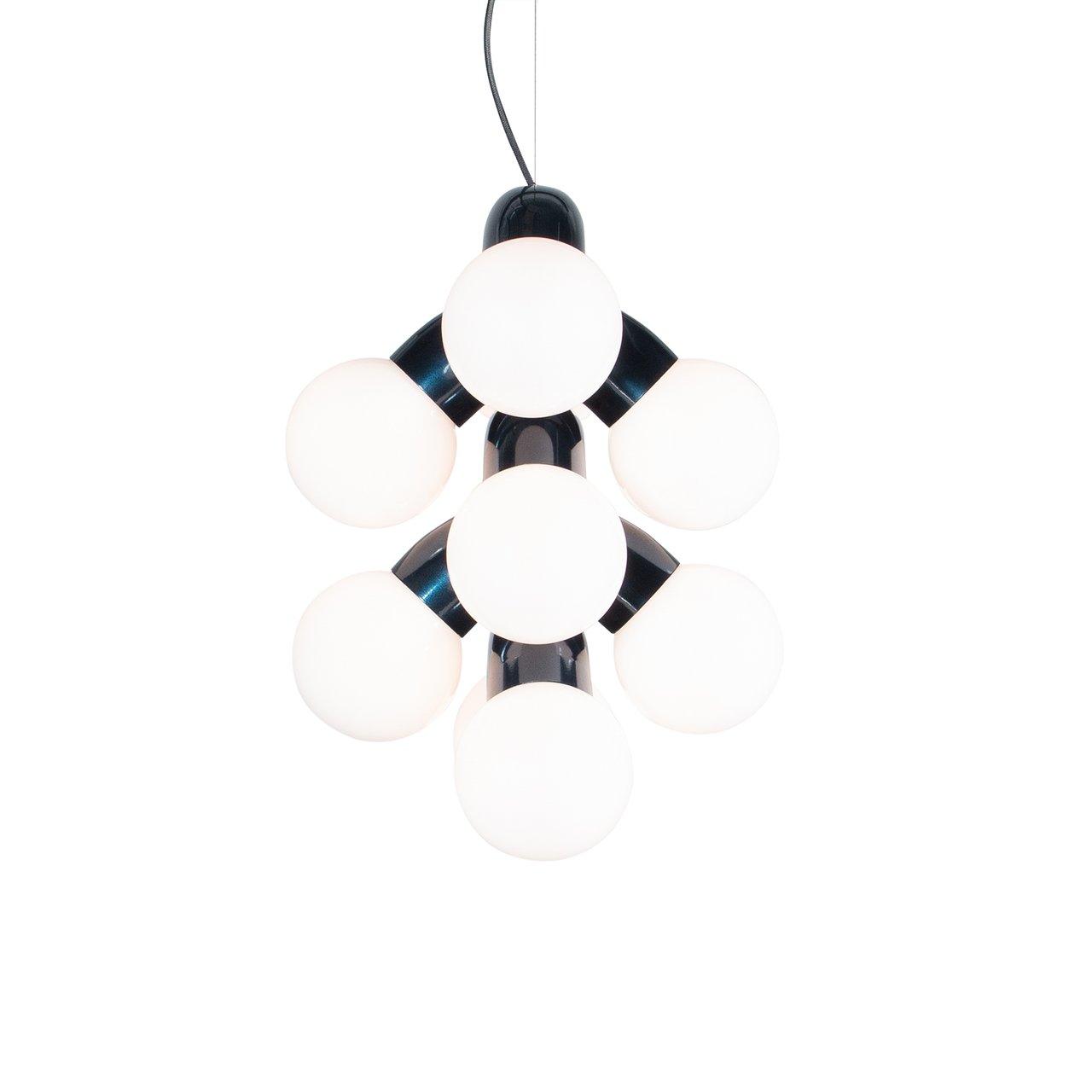 Vine Series Modular Glass Globe Pendant Light Chrome Arc Hanging Fixture