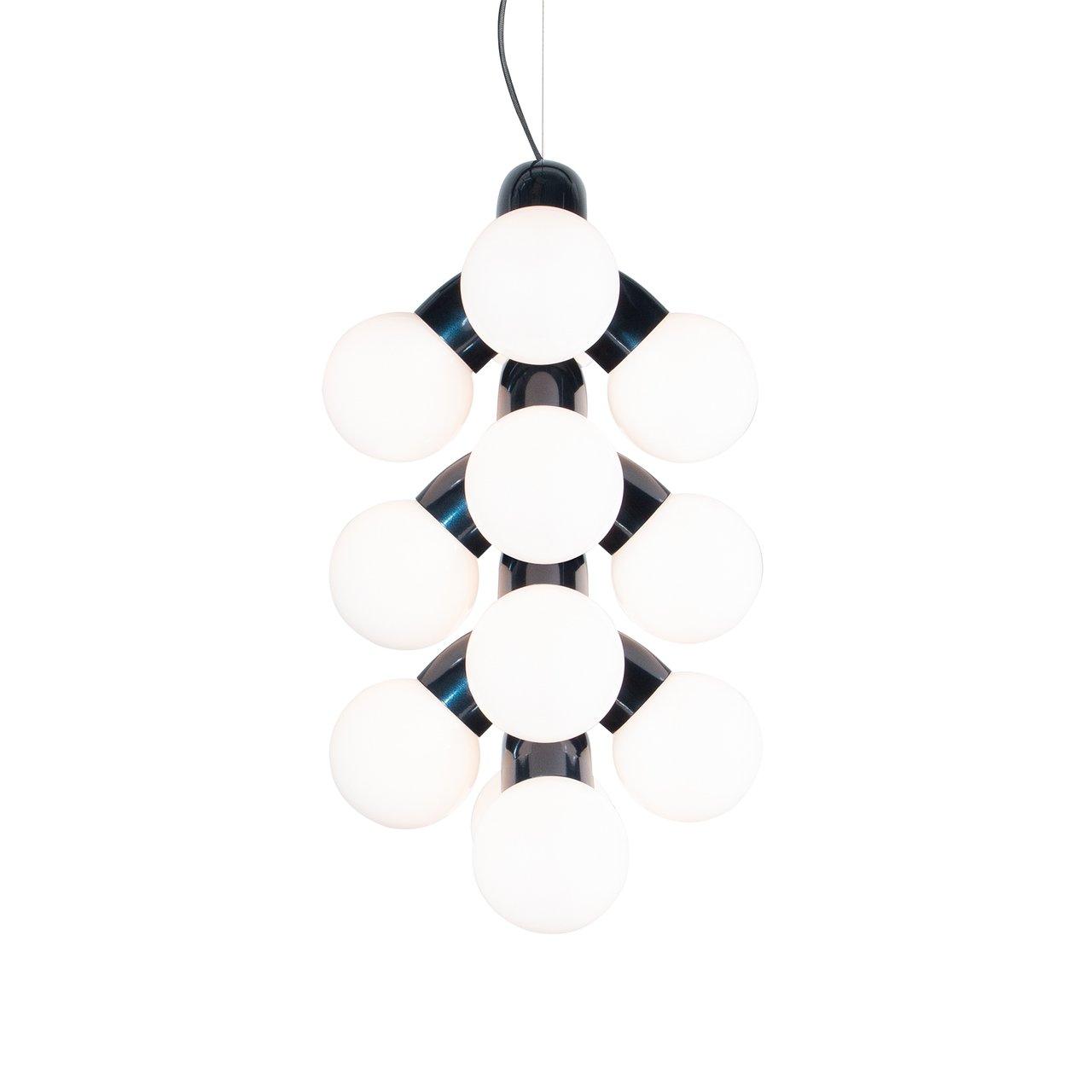 Vine Series Modular Glass Globe Pendant Light Chrome Arc Hanging Fixture