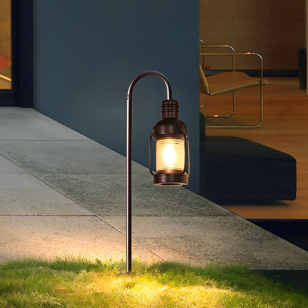Vintage Aluminum Waterproof LED Outdoor Wall Sconce and Garden Path Lawn Light