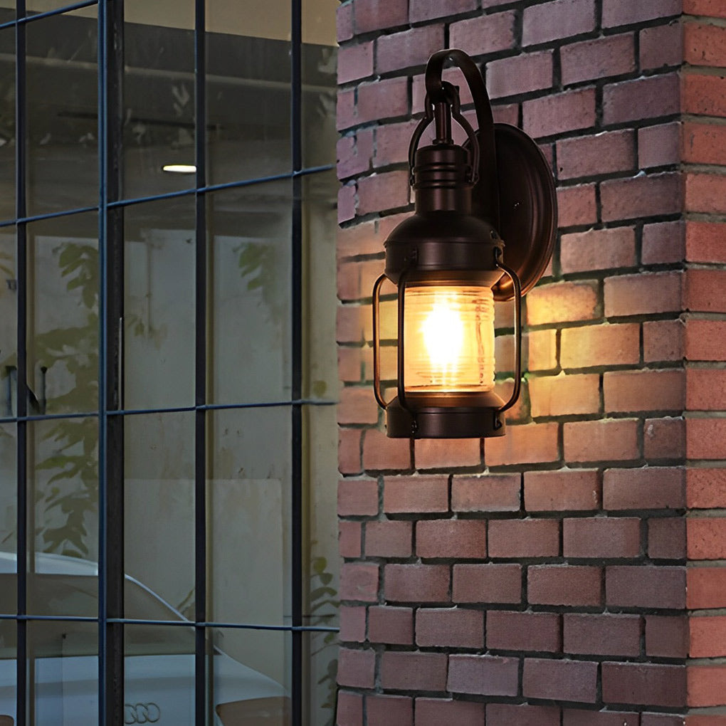 Vintage Aluminum Waterproof LED Outdoor Wall Sconce and Garden Path Lawn Light