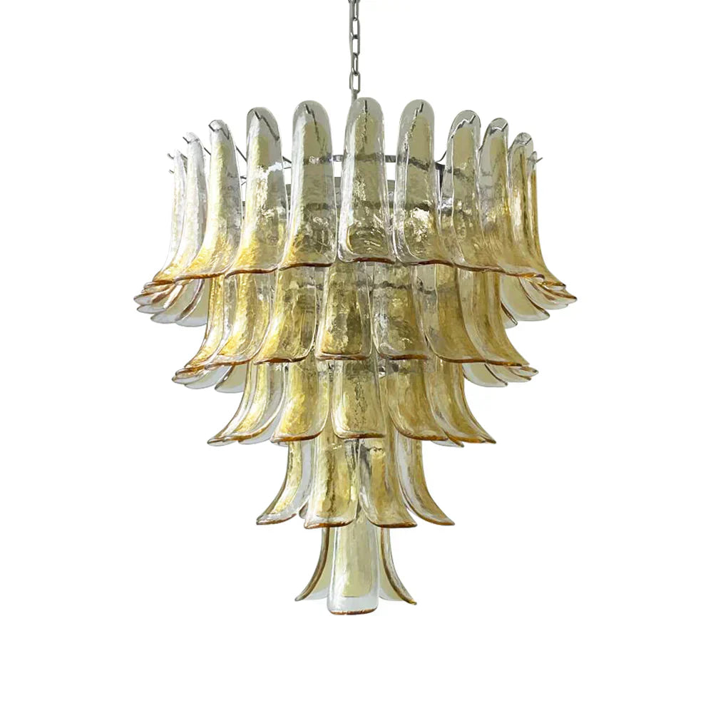 vintage-amber-murano-glass-petals-chandelier-handcrafted-elegant-pendant-light-fixture