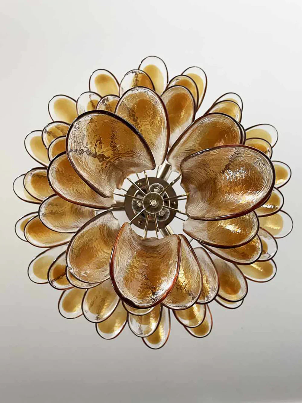 vintage-amber-murano-glass-petals-chandelier-handcrafted-elegant-pendant-light-fixture