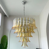 vintage-amber-murano-glass-petals-chandelier-handcrafted-elegant-pendant-light-fixture