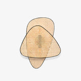 Vintage Bamboo Screen Cannage Wall Sconce Natural Wood Bracket Lighting Fixture