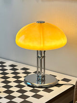 vintage-bauhaus-style-mushroom-desk-lamp-with-amber-glass-shade-for-living-room-and-bedroom