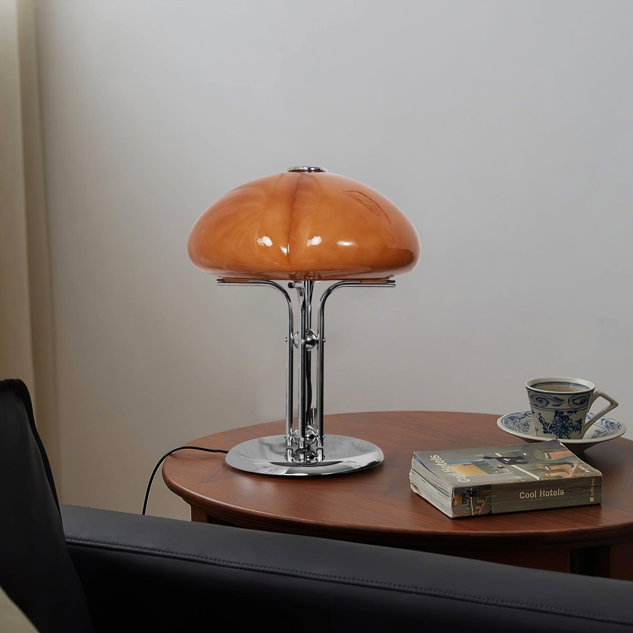 vintage-bauhaus-style-mushroom-desk-lamp-with-amber-glass-shade-for-living-room-and-bedroom