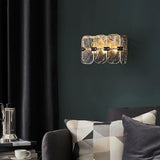 Vintage Brass and Hand Blown Glass Wall Light Fixture Set of 2 Indoor Sconces