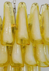 vintage-caramel-murano-glass-petals-chandelier-for-elegant-living-spaces