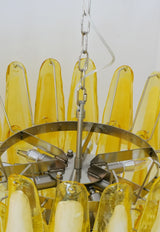 vintage-caramel-murano-glass-petals-chandelier-for-elegant-living-spaces