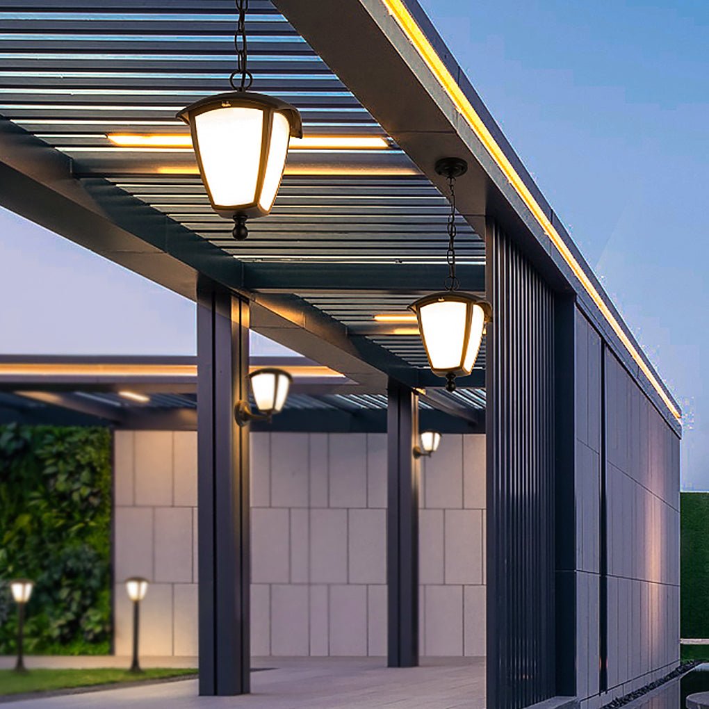 Vintage European Landscape Garden Lights Waterproof IP54 Outdoor Post Wall and Lawn Lanterns for Villa