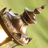Vintage European Outdoor Garden Pathway Light Waterproof Die Cast Aluminum Lawn Lamp 33 Inch