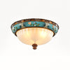 vintage-floral-blue-resin-recessed-ceiling-fixture-with-white-glass-globe-shade